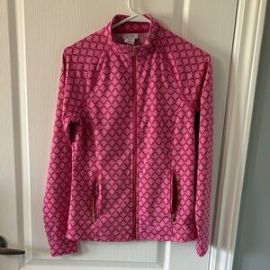 Sigrid Olsen Pink Geometric Women's Light Jacket